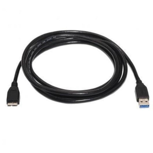 Kabel AISENS A105-0043 USB 3.0 A-M auf Micro B-M 1m Schwarz 5Gbps Geschirmt