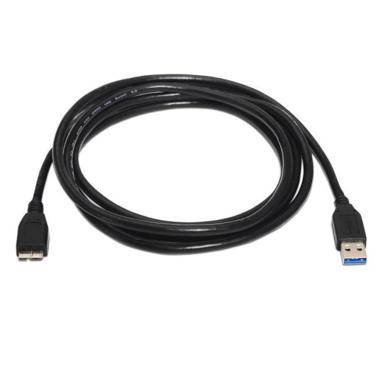 Kabel AISENS A105-0043 USB 3.0 A-M auf Micro B-M 1m Schwarz 5Gbps Geschirmt
