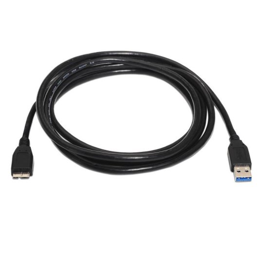 Kabel AISENS A105-0043 USB 3.0 A-M auf Micro B-M 1m Schwarz 5Gbps Geschirmt