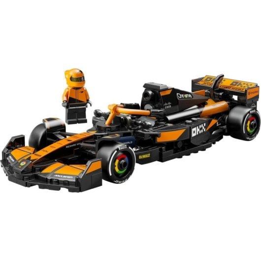 Lego Speed Champions Coche de Carreras McLaren F1 Team MCL38, Juguete de Carreras, 10+ Años