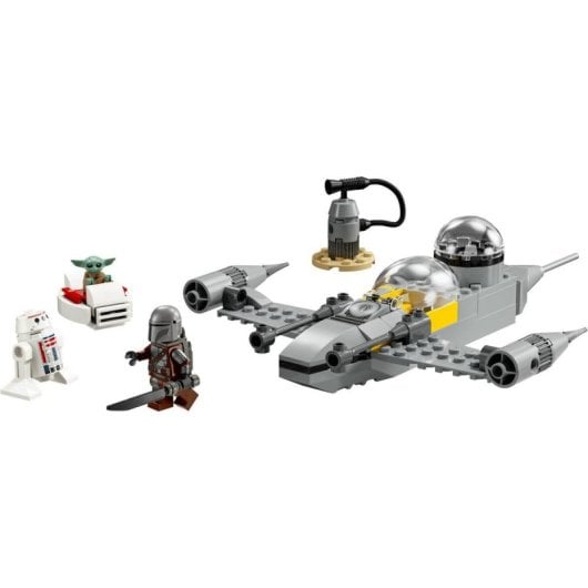 Lego Star Wars Caza Estelar N-1 de Mando y Grogu, Nave y Figuras del Mandaloriano 4+ Años