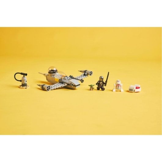 Lego Star Wars Caza Estelar N-1 de Mando y Grogu, Nave y Figuras del Mandaloriano 4+ Años
