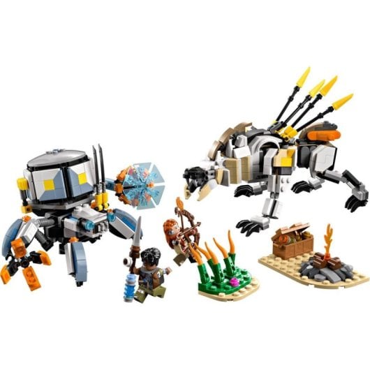Lego Horizon Adventures Aloy und Varl vs. Krabbe und gezackte Zähne für Kinder ab 9 Jahren