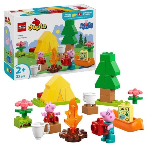 Lego Duplo Peppa Pig Excursión Campestre, Juguete Montessori para Niños de 2+ Años