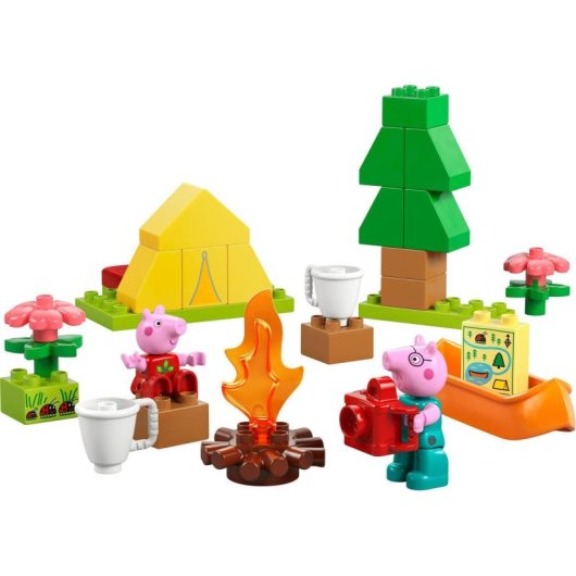 Lego Duplo Peppa Pig Excursión Campestre, Juguete Montessori para Niños de 2+ Años