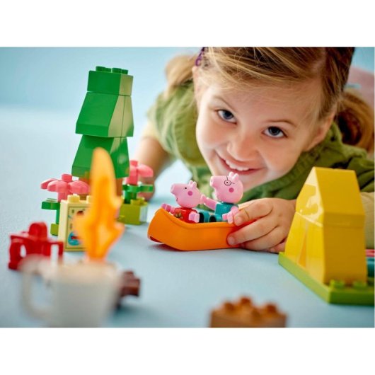 Lego Duplo Peppa Pig Excursión Campestre, Juguete Montessori para Niños de 2+ Años