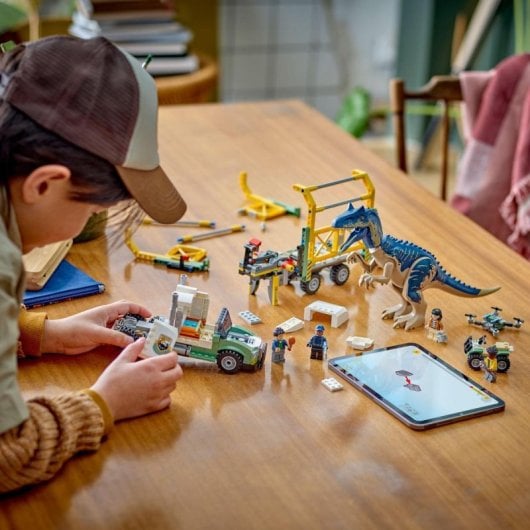 Lego Jurassic World Dinosaur Missions: Camião de Transporte Allosaurus para Crianças a partir dos 8 Anos