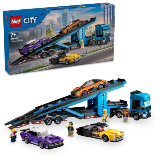 Lego City Camión de Transporte con Deportivos para Niños de 7+ Años