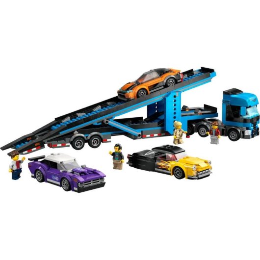 Lego City Camión de Transporte con Deportivos para Niños de 7+ Años