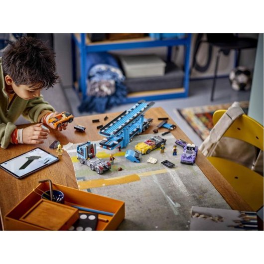 Lego City Camión de Transporte con Deportivos para Niños de 7+ Años