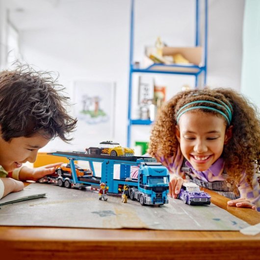 Lego City Camión de Transporte con Deportivos para Niños de 7+ Años