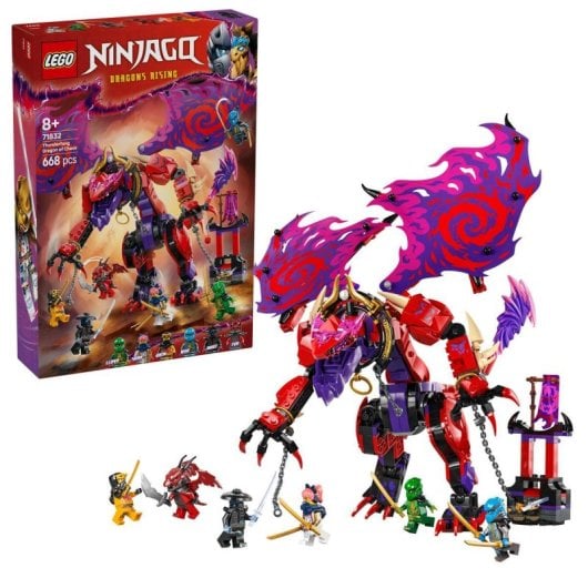 Lego Ninjago Dragón del Caos: Colmillo Tronador para Niños de 8+ Años
