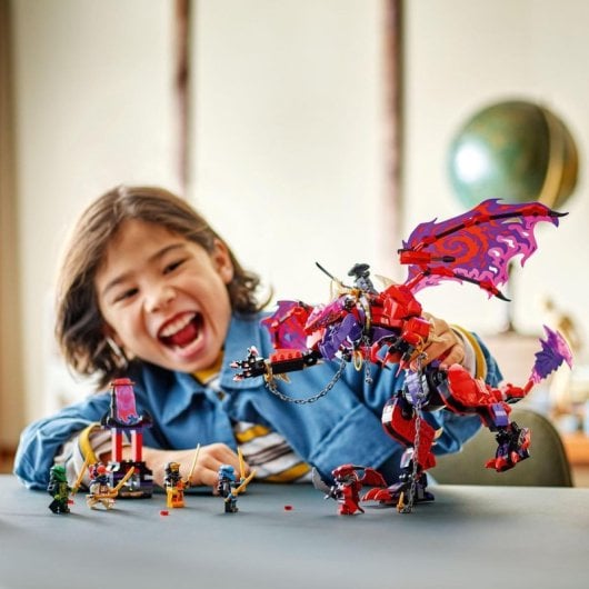 Lego Ninjago Dragón del Caos: Colmillo Tronador para Niños de 8+ Años