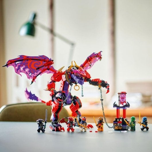 Lego Ninjago Dragón del Caos: Colmillo Tronador para Niños de 8+ Años