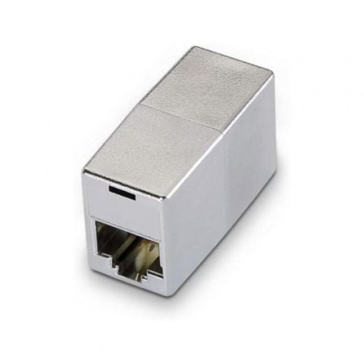Adaptador RJ45 AISENS A138-0295 Cat.5e STP Hembra/Hembra Apantallado Acero Inoxidable