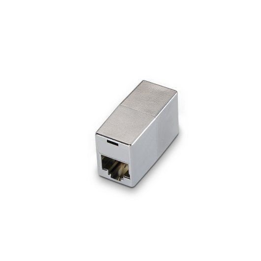 Adaptador RJ45 AISENS A138-0295 Cat.5e STP Hembra/Hembra Apantallado Acero Inoxidable