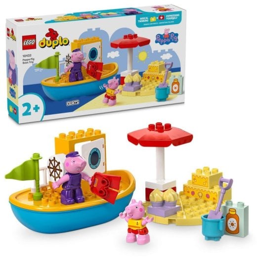 Excursion en bateau Peppa Pig en Lego Duplo pour les enfants de 2 ans et plus