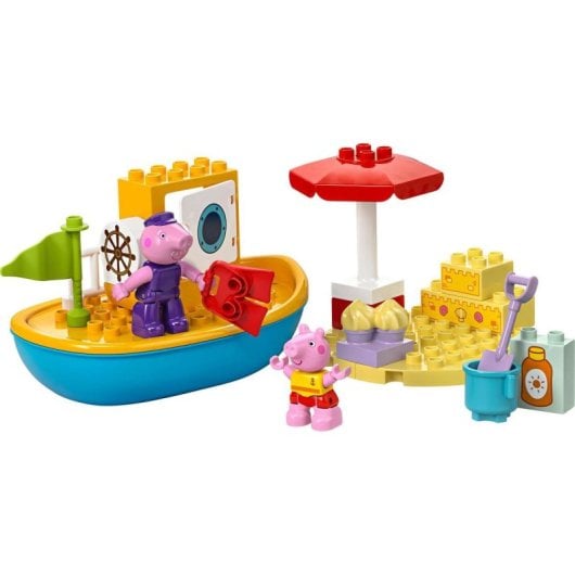 Excursion en bateau Peppa Pig en Lego Duplo pour les enfants de 2 ans et plus