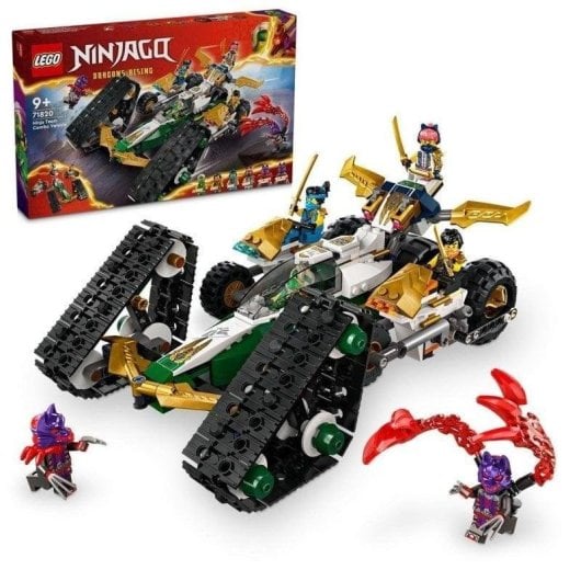 LEGO Ninjago 71820 Vehículo Combinado Equipo Ninja 4 en 1