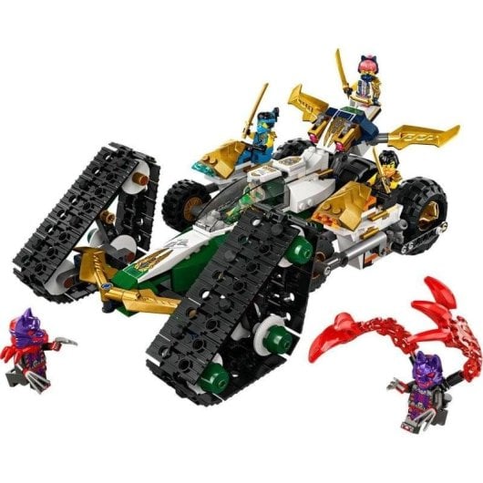 Set de jeu LEGO Ninjago 71820 Véhicule Combiné Ninja 4-en-1 576 pièces