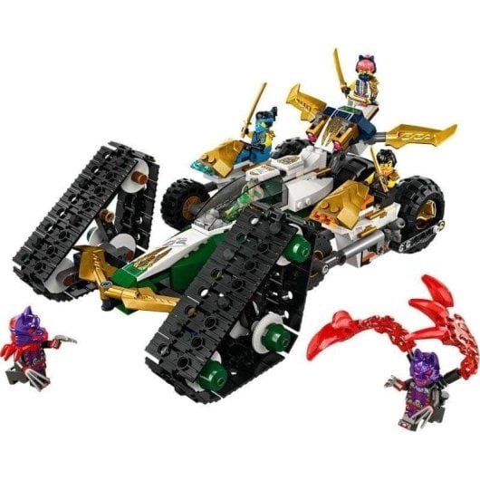 LEGO Ninjago 71820 Vehículo Combinado Equipo Ninja 4 en 1