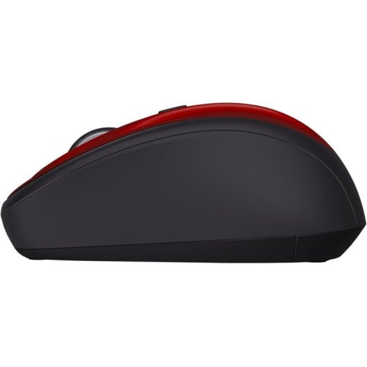 Ratón Trust Wireless 1600 DPI Silencioso Reciclado Rojo Mano Derecha Compacto