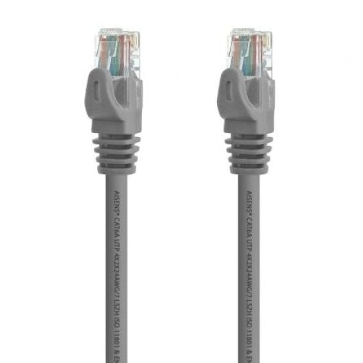 Cable de red AISENS A145-0326 RJ45 Cat6A 1m U/UTP LSZH AWG24 Gris