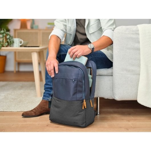 Mochila Trust Lisboa portátil hasta 16? 23L RPET resistente impermeable azul
