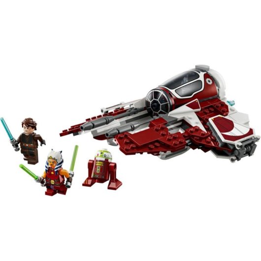 Lego Star Wars Interceptor Jedi de Ahsoka y Anakin con Espadas Láser para Niños de 8+ Años