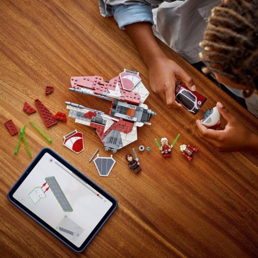 Lego Star Wars Interceptor Jedi de Ahsoka y Anakin con Espadas Láser para Niños de 8+ Años