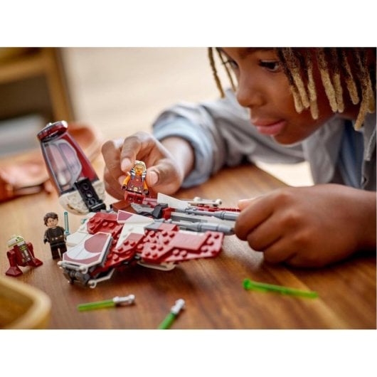 Lego Star Wars Interceptor Jedi de Ahsoka y Anakin con Espadas Láser para Niños de 8+ Años