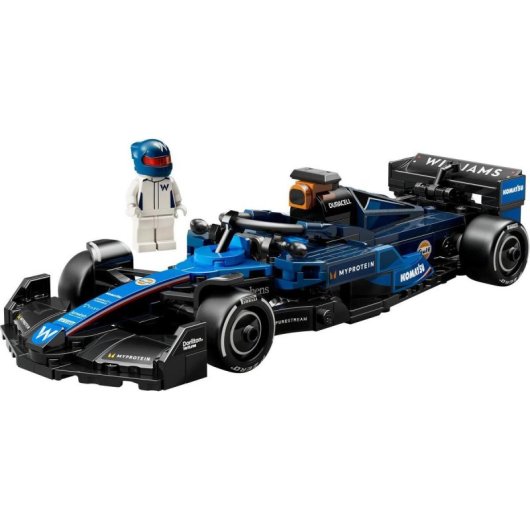 Lego Speed Champions Coche de Carreras Williams Racing FW46 F1, Vehículo y Piloto, 10+ Años