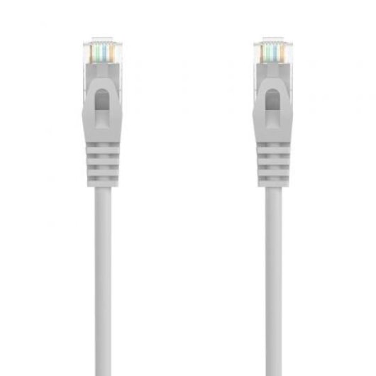 Cable de red AISENS A145-0553 RJ45 Cat.6A 30cm AWG24 LSZH Gris 100% cobre