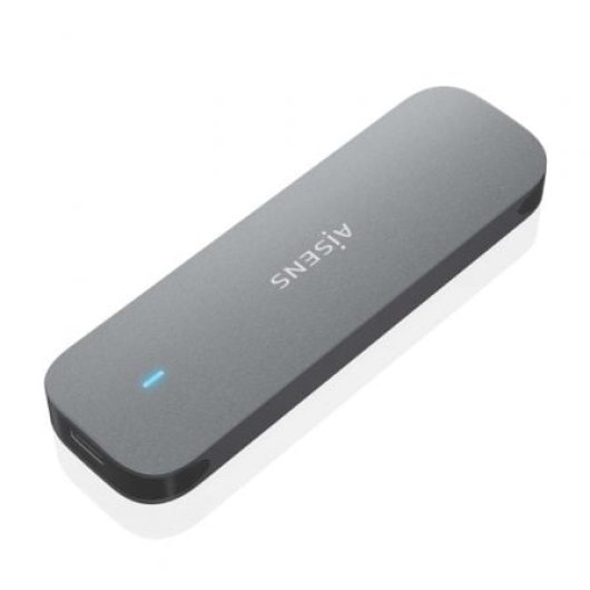 Caja Externa M.2 SATA AISENS ASM2-006GRY Aluminio Gris USB 3.1 Sin Tornillos