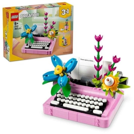 LEGO Creator Machine à écrire avec Fleurs 31169 363 pièces