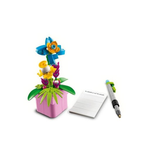 Lego Creator 3en1 Máquina de Escribir con Flores, Teclado Musical y Maceta para Niños de 8+ Años