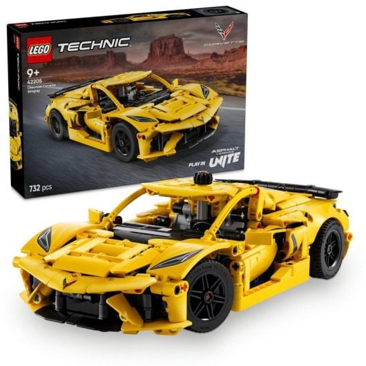 Lego Technic Chevrolet Corvette Stingray Vehículo Deportivo para Niños de 9+ Años