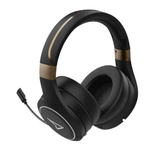 Auricular Steelplay HP52 Wireless Gaming Negro Oro Batería 32h Boom Circumaural RF USB-C