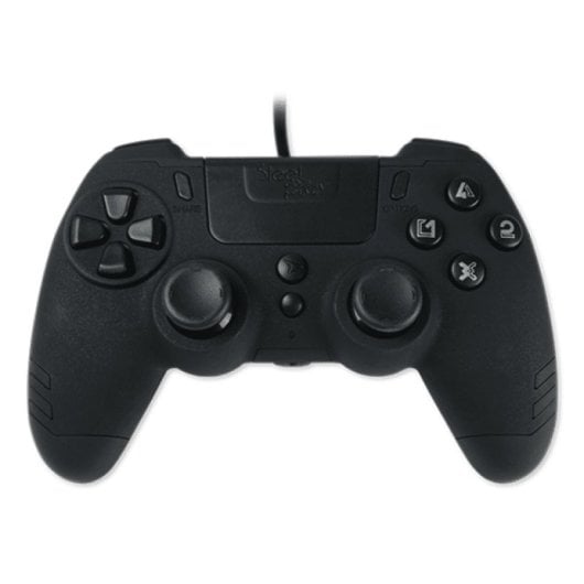 Gamepad Steelplay Negros Alámbrico Retroiluminación LED Multiplataforma 3m USB