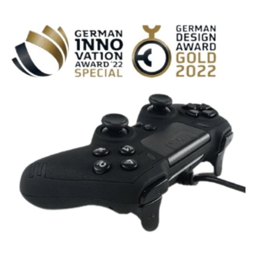 Gamepad Steelplay Negros Alámbrico Retroiluminación LED Multiplataforma 3m USB