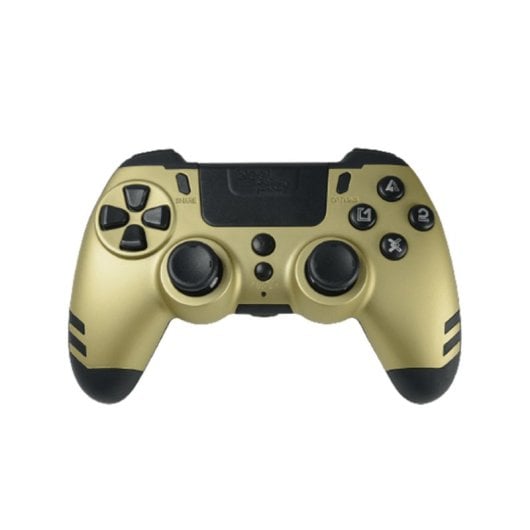 Manette de jeu sans fil Steelplay Gold pour PC/PS4, joystick, vibration, pavé tactile, 600 mAh
