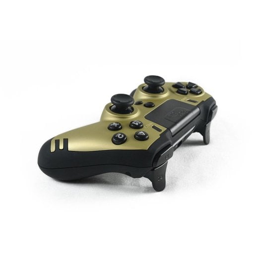 Manette de jeu sans fil Steelplay Gold pour PC/PS4, joystick, vibration, pavé tactile, 600 mAh