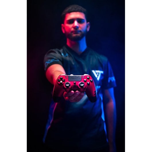 STEELPLAY - SLIM PACK - WIRELESS CONTROLLER - RUBY RED (PS4)