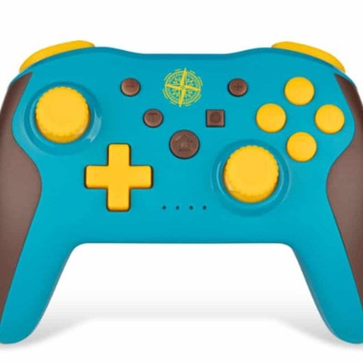 Steelplay Wireless Comando Bluetooth para Nintendo Switch 600mAh Castanho/Turquesa/Amarelo