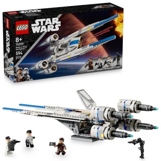 Lego Star Wars: Andor™ Caza Estelar Rebelde Ala-U, Kit de Maqueta Construible para Niños de 8+ Años