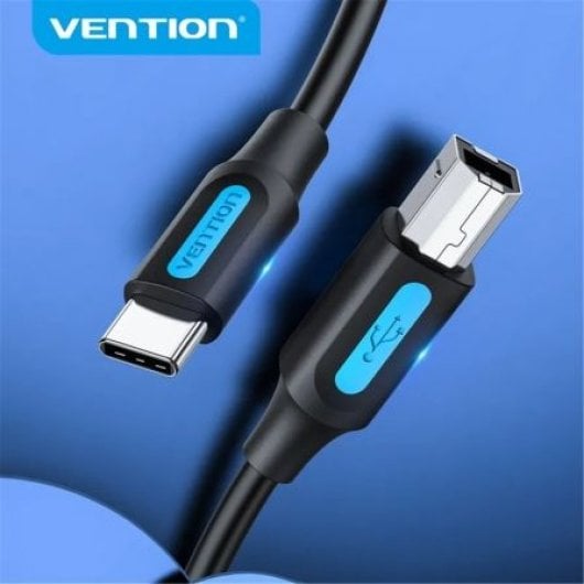 Vention CQUBH 2.0 USB-C-Kabel Typ-B-Stecker auf Typ-C-Stecker, 2 m, 480 Mbit/s, geschirmt