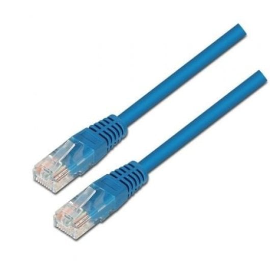 Cable de red AISENS A135-0243 Cat6 2m UTP AWG24 Azul 100% cobre