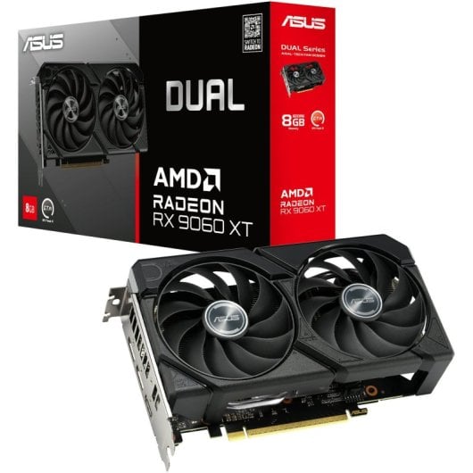 ASUS DUAL AMD Radeon RX 9060 XT 8GB GDDR6 FSR 4