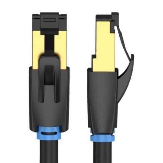 Cable de Red Vention IKABJ Cat.8 5m 40Gbps S/FTP RJ45 Negro