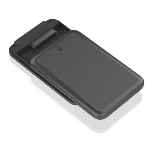 Caja externa 2.5? SATA AISENS ASE-2519B Aluminio Negro USB 3.0 sin herramientas LED